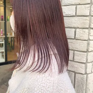 ミディアム 艶カラー/暖色カラー /透明感/ryutoのヘアスタイル