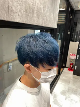 ショート カラー パーマ メンズ 🔥メンズ超特化🔥 青木海斗のヘアスタイル