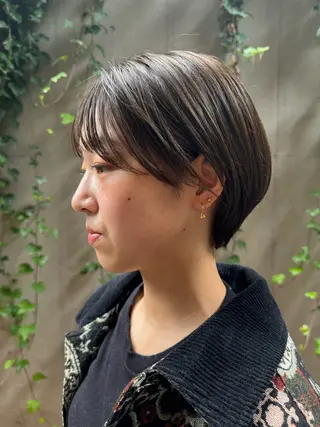 ショート ボブ/ショート 吉田竣のヘアスタイル