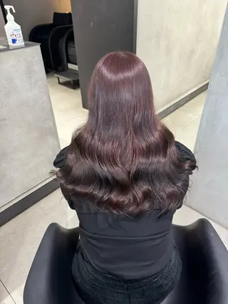 ロング 🇰🇷韓国風ハイ トーンKANA🖤のヘアスタイル