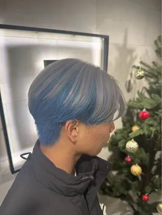 カラー メンズ りょうへい/ 全頭ブリーチ/渋谷のヘアスタイル