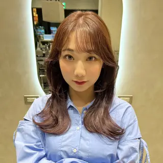 ロング DEAN豊橋店所属・🩵シオリ/透明感/ ハイトーン🩵のヘアスタイル
