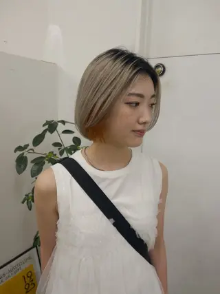 ショート カラー 福岡美容室 /Nene🍑のヘアスタイル