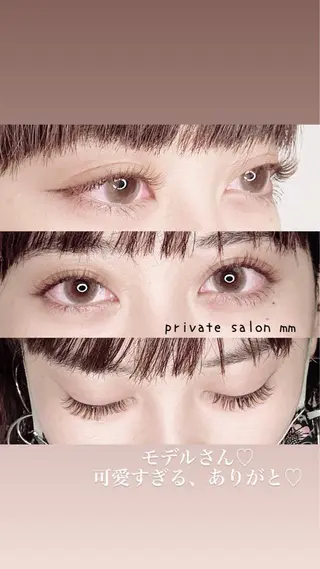 マツエク・マツパ private salon mm所属・こだま さやのマツエク・マツパデザイン