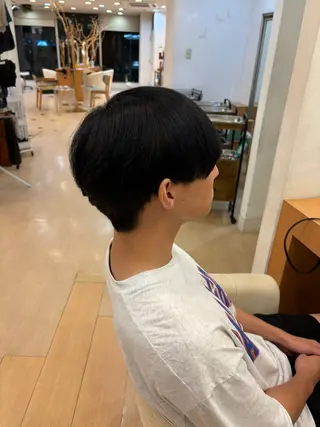 ショート カラー 堀合駿輔 パーマ /ショート/レイヤーのヘアスタイル