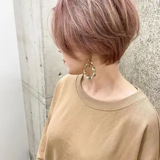 ショート カラー ヘアアレンジ N° uairo 川崎店【ユアイロ】のヘアスタイル