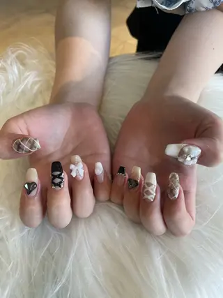 ネイル HOSHI ⭐️辻堂 /藤沢ガーリーネイルのネイルデザイン