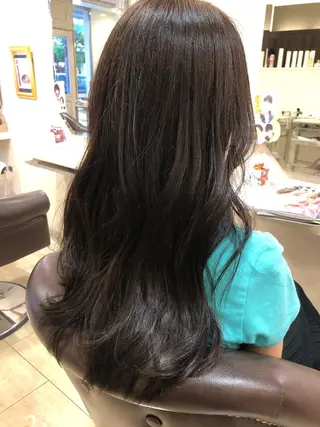 ロング カラー 森澤 一也のヘアスタイル