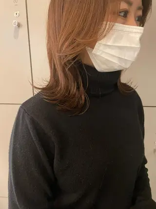 ミディアム C’LD hair  produce /シールドヘア所属・モテ髪/ボブ/ショー ト/アダチフウトのヘアスタイル