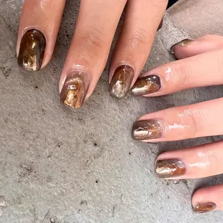 ネイル 《ニュアンスネイル》 risaのネイルデザイン