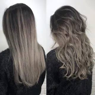 カラー 林 バンフムのヘアスタイル