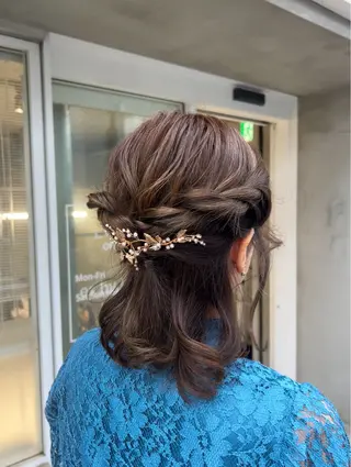 ヘアアレンジ ハイトーン/くすみ カラー seina★のヘアスタイル