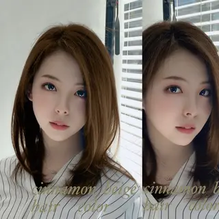 セミロング カラー M.SLASH 辻 孝志のヘアスタイル