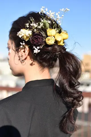 ヘアアレンジ 藤岡 紗良のマツエク・マツパデザイン