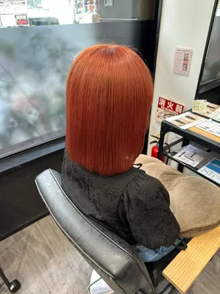 ミディアム カラー 艶髪レイヤー上田 紗也🇰🇷💗のヘアスタイル