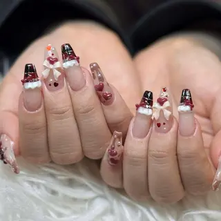 ネイル ANH ゴテゴテネイルのネイルデザイン