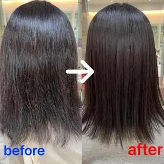 ミディアム 艶髪酸性縮毛🥇 ディレクター土手内徹のヘアスタイル