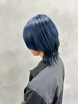 ミディアム カラー メンズ 【earth】 伊桜莉のヘアスタイル