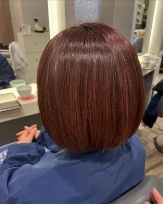 ショート カラー Soleria所属・艶髪/酸性ストレート 根本零のヘアスタイル