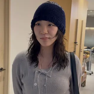 ミディアム パーマ noa/ 渋谷のヘアスタイル