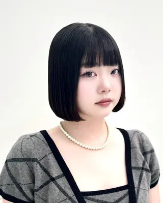 ショート カラー ヘアアレンジ ‎🤍韓国ボブ/ 縮毛矯正🪽‪ひかりのヘアスタイル
