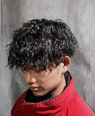 パーマ メンズ メンズパーマ 特化/中川拓也のヘアスタイル