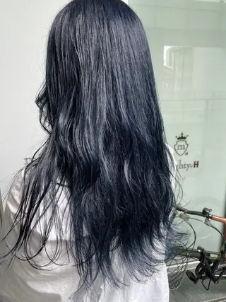 セミロング 栄　mighty by H所属・不破一輝/栄/矢場町 ボブ/レイヤー/艶髪のヘアスタイル