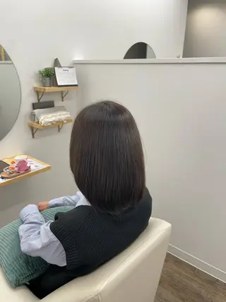 ミディアム カラー bifinoLuce / 松村琉希のヘアスタイル