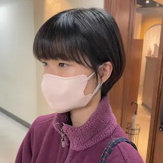 ショート カラー ヘアアレンジ maoブリーチ無し 似合わせカラーのヘアスタイル