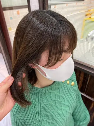 ミディアム 立川🫧似合わせ 艶髪✨あんどうゆうかのヘアスタイル