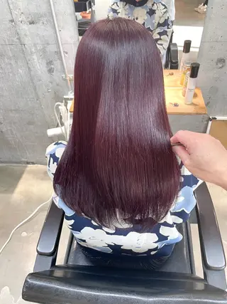 ロング 穴原 優紀のヘアスタイル