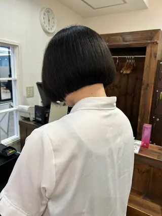 ミディアム 🦋ショートカット モデル松尾紀輔🦋‪のヘアスタイル