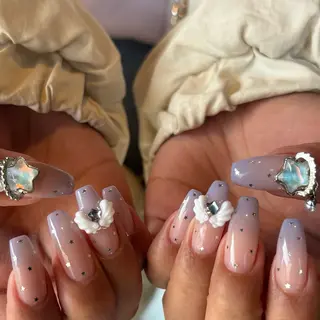 ネイル 【Zina京都駅前】 きぬがわ らむのネイルデザイン