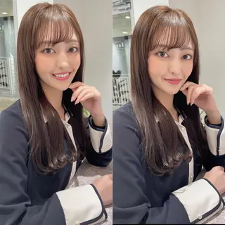 ロング カラー 髪質改善will hairdesignのヘアスタイル