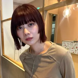 カラー このか/似合わせ/ 透明感/ダブルカラーのヘアスタイル