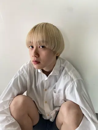 ショート メンズ パーマ特化美容師 mikuのヘアスタイル