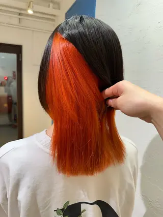 ミディアム ブリーチカラーボブ sayo🧸🤎のヘアスタイル