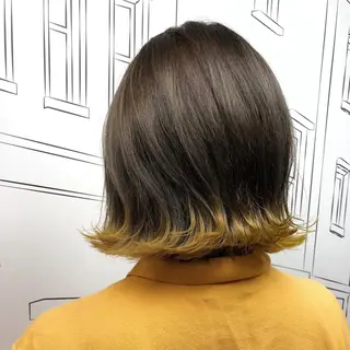 ショート カラー レイヤー,ボブ / 彩未のヘアスタイル