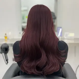 ロング カラー ヘアアレンジ 🫧🎀うる艶暖色 🏹Nanako🎀のヘアスタイル