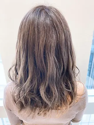 セミロング カラー 🦖鶴岡香純🦖 育休中のヘアスタイル