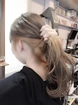 ミディアム セミロング ロング カラー 原宿サロン代表 デザインカラー伊藤卓のヘアスタイル