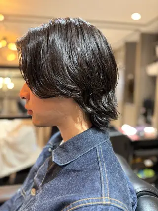 パーマ メンズ バーバーショップ涼桜新町店所属・田中大 パーマ/メンズカットのヘアスタイル