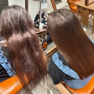 ロング 髪質改善縮毛✨ 泉谷彪芽のヘアスタイル