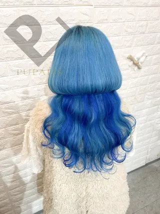 ロング 『推し活』被らない ヘアアレンジのヘアスタイル