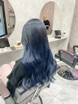 ロング 🦋ハイトーン🦋 石山 希理🦋のヘアスタイル