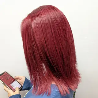 ミディアム カラー fuwat所属・秋葉原でカラーする なら🐉ちぇーたんのヘアスタイル