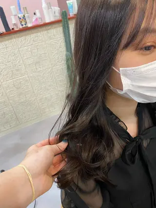 ロング 大久保 愛のヘアスタイル
