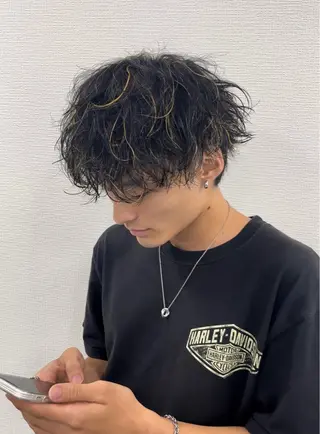 ショート カラー パーマ メンズ キッズ 🔥パーマ特化🔥 優馬のヘアスタイル