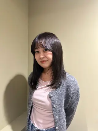 セミロング RUNA⭐️レイヤー /ボブ/似合わせ⭐️のヘアスタイル