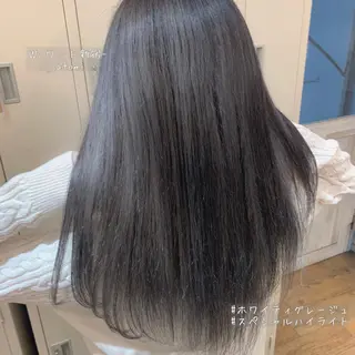 ロング 淡色ふんわりhair 新宿satomiのヘアスタイル